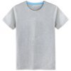 Buy 1170 Short-sleeved t-shirt men's round neck summer cotton solid color plus fertilizer XL loose middle-aged father loaded online shopping cheap