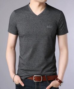 1306 Men’s short-sleeved t-shirt men’s trend summer new round neck summer loose men’s shirt