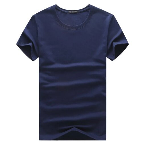 Buy 1329 Classic Cotton Korean New Short Sleeve T-Shirt Men's Lapel Fashion Casual Half Sleeve Short Sleeve T-Shirt online shopping cheap