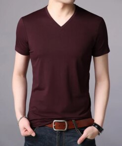 1362 new round neck summer loose men’s shirt