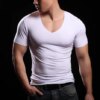 Buy 1419 new men's short-sleeved t-shirt tide brand half-sleeve trend summer men's decoration body clothes online shopping cheap