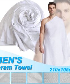 1Pcs Ihram Hajj Towel Soft Comfortable White Pilgrimage Towel Arabia Muslim Ethnic Men Prayer Shawl Worship Hajj Costume