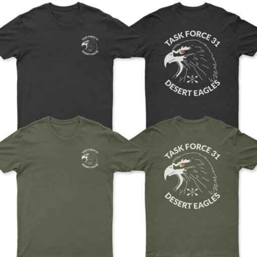 Buy 1st Battalion 3rd Special Forces Group (Airborne) Task Force 31 T-Shirt 100% Cotton Short Sleeve O-Neck Casual Mens T-shirt online shopping cheap