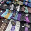 Buy 2022 Men Women 1:1 High Quality Multi Embroidered Butterfly Stripe Needles Pants AWGE Trousers Multicolor Needles Sport Pants online shopping cheap