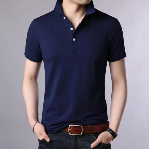 Buy 2022 Summer Mens Short Sleeve Polo Tshirts Fashion High Quality Shirts For Mens T-Shirts online shopping cheap