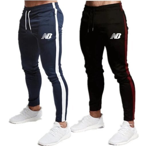 Buy 2023 Brand Casual Skinny Pants Mens Joggers Sweatpants Fitness Workout men Brand Track pants New Autumn Male Fashion Trousers online shopping cheap