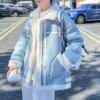 Buy 2023 Mens Faux Fur Coat Winter Thick Warm Lamb wool Overcoat Men Streetwear Long Sleeve Windbreaker Outerwear Oversize A57 online shopping cheap