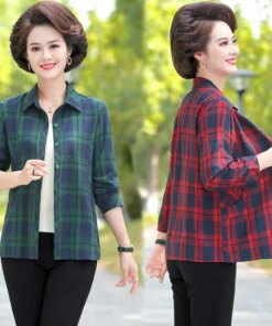 2023 New Long Sleeve Shirt Women Autumn Clothing Fashion Loose Fit Blouse Polo Neck Korean Elegant Ladies Office Shirts T139