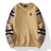 Buy 2023 Top Fashion Fall Winter Sweater For Men High End Luxury Comfortable Knit Cashmere Sweaters Clothing Mens Soft Warm Pullover online shopping cheap