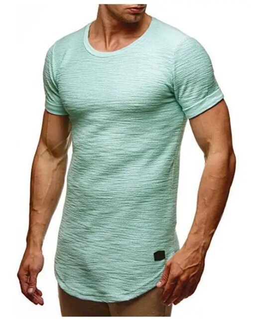 Buy 2090-Causal Men's classic T-shirt for men online shopping cheap