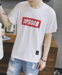 lis1006 Summer short-sleeved T-shirt men’s casual sports tooling set with handsome suit