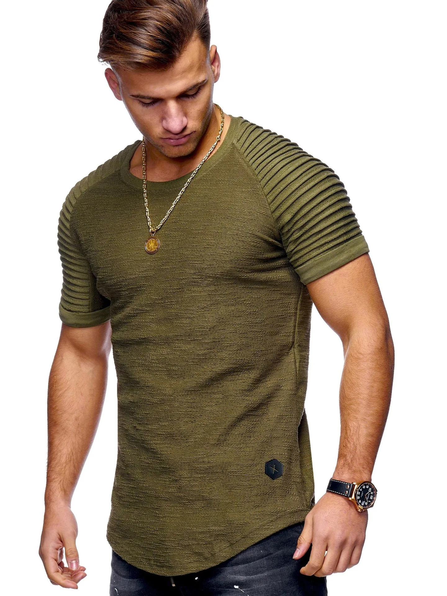 Buy 2153 short shirts for man daily casual type FASHION online shopping cheap
