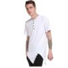 Buy 2290 NEW summer solid color short-sleeved t-shirt male round neck student compassionate youth fashion Korean trend online shopping cheap