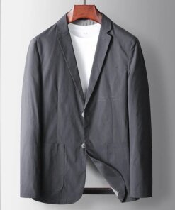 Buy 2445-R-Men's Autumn Suit Double Button Business Suit Customized Slim Fit Professional Suit Autumn Suit Customized Suit online shopping cheap