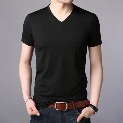 Buy 2508 Spring and summer middle-aged men's silk short-sleeved men's silk thin dad shirt online shopping cheap