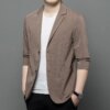 Buy 2853- R- Suit suit men casual haze blue trend goes with everything online shopping cheap