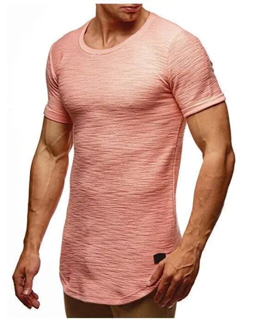 Buy 3199 new summer men's short-sleeved T-shirt tide brand ice silk clothes loose half-sleeved Korean version of the trend of men's online shopping cheap