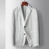 Buy 3368-R-Men's short-sleeved Customized suit V-neck white slim Customized suit online shopping cheap