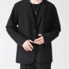 Buy 3840-Summer cartoon printed linen short-sleeved Customized suit men's middle-sleeved loose men's Customized suit online shopping cheap