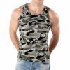 Buy 3D Camouflage Print Bodybuilding Gym Vest Sleeveless Tshirt For Men Fitness Sportwear Muscle Tank Tops online shopping cheap