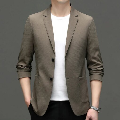 Buy 5166-R-Casual suit jacket male Korean version of loose and handsome summer white fashionable suit online shopping cheap