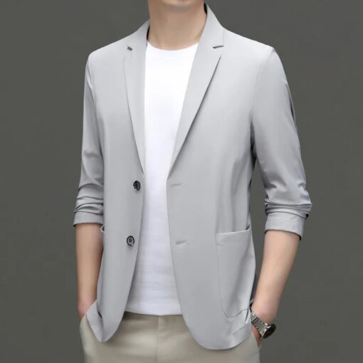 Buy 6162-2023 men new Korean trendy business leisure professional jacket luxury 1st1yle suit online shopping cheap
