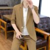 Buy 6523-R-Suit men's three-piece wedding dress casual formal wear online shopping cheap