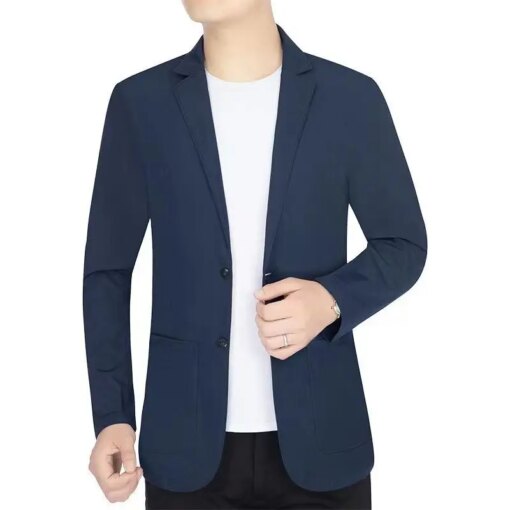 Buy 6586-R-High end checkered spring suit men's business casual suit trend slimming custom suit online shopping cheap