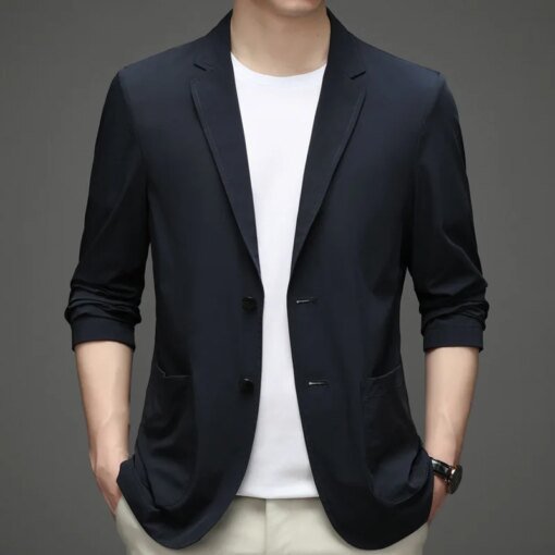 Buy 7802-T-Korean version slim-fit coat groom wedding dress suit online shopping cheap