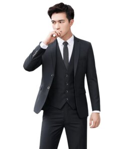 7818-T-High-end pure wool suit men’s business suit