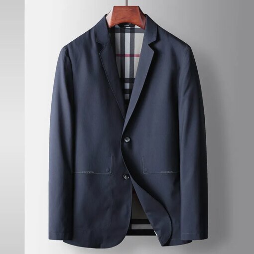 Buy 7650-T-Men's Autumn Suit Double Button Business Suit Customized Slim Fit Professional Suit Autumn Suit Customized Suit online shopping cheap