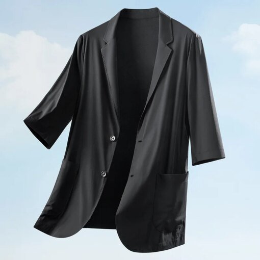 Buy 8857-T-Autumn and winter plus velvet padded sweater men's Customized suit online shopping cheap