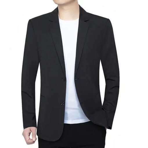 Buy 8434-T-Black plus-size suit for men Professional business formal wedding casual work wedding suit jacket online shopping cheap