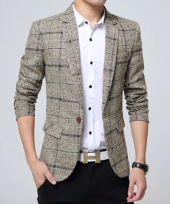 8904-T-Men’s short-sleeved Customized suit