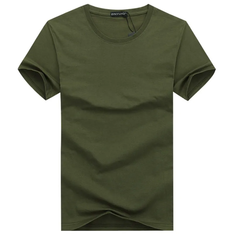 Buy A2743 Simple creative design line solid color cotton T Shirts Men's New Arrival Style Short Sleeve Men t-shirt plus size online shopping cheap