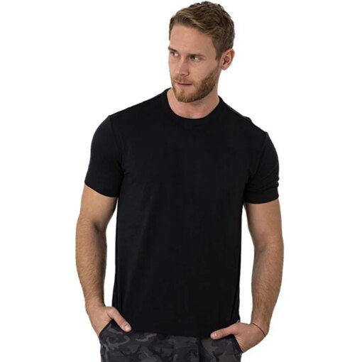 Buy A2766 Superfine Merino Wool T shirt Men's Base Layer Shirt Wicking Breathable Quick Dry Anti-Odor No-itch USA Size online shopping cheap
