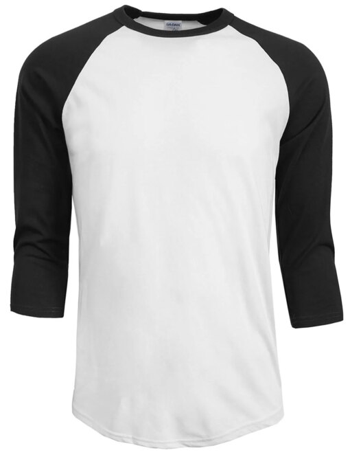 Buy A2769 new Fashion 2022 hot sale summer autumn Men O-Neck 100% Cotton T-shirt Men's Casual 3/4 Sleeve Tshirt Raglan Jersey online shopping cheap