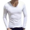 Buy A2776 Fashion Hot Sale Classic Long Sleeve T-Shirt For Men Fitness T Shirts Slim Fit Shirts Designer Solid Tees Tops online shopping cheap