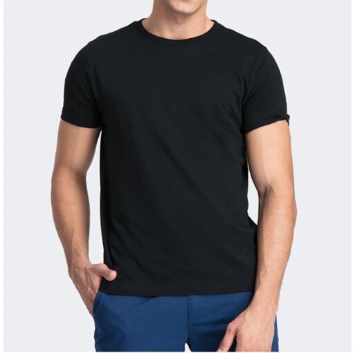 Buy A2795 Brand New 100% Cotton Mens T-Shirt O-Neck Pure Color Short Sleeve Men T Shirt XS-3XL Man T-shirts Top Tee For Male online shopping cheap