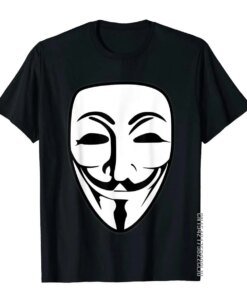 Anonymous T-Shirt Unique Printing Tops T Shirt New Design Cotton Men’s Top T-Shirts Harajuku Streetwear O Neck