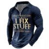 Buy Autumn T-shirts Men Collar Polo Tops Shirt Golf Shirt Letter Turndown 3D Print Long Sleeve Zippe Breathable Korean Style Clothes online shopping cheap