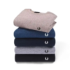 Buy Autumn and Winter Men's Knitwear Fashion Embroidery Warm Casual Sweater Street Harajuku Retro Round Neck Pullover online shopping cheap