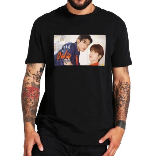 Buy Bed Friend The Series T Shirt 2023 Boy Love Drama Fans Short Sleeve EU Size O-neck 100% Cotton Unisex Casual T-shirts online shopping cheap