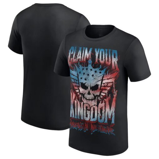 Buy Black Cody Rhodes Claim Your Kingdom T-Shirt Summer Short Sleeve Sport Fashion Men Women Children Tee Shirt Tops online shopping cheap