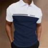 Business Men’s Polo Shirt Pure Color T Shirt Casual Tops Fashion Sport Wear Oversized Polo Shirts Man Clothes With Short Sleeve Business Men’s Polo Shirt Pure Color T Shirt Casual Tops Fashion Sport Wear Oversized Polo Shirts Man Clothes With Short Sleeve