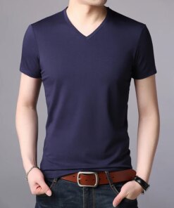 C-Short-sleeved men’s T-shirt spring and summer new youth students sports and leisure embroidery T trend