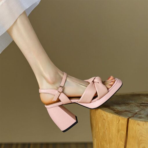 Buy CHIKO Adabella Open Toe Block Heels Heeled Sandals online shopping cheap