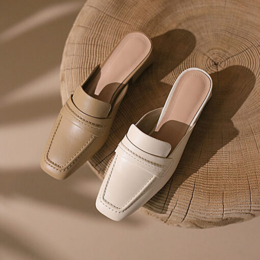 Buy CHIKO Adaluz Square Toe Block Heels Clogs/Mules Shoes online shopping cheap