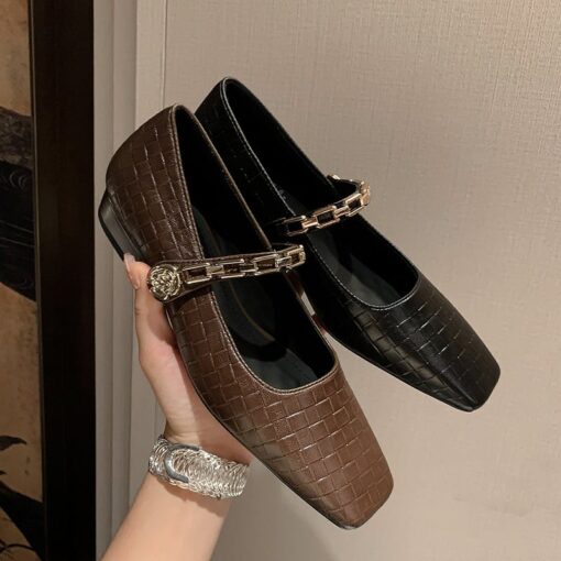 Buy CHIKO Adara Square Toe Block Heels Mary Jane Shoes online shopping cheap