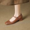 Buy CHIKO Adeline Square Toe Block Heels Mary Jane Shoes online shopping cheap